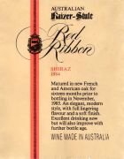 Kaiser-Stuhl_Red Ribbon shiraz 1984